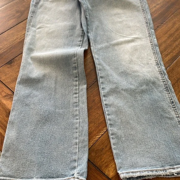 Jessica Simpson light wash blue denim jeans button fly flirt straight boot sz 27 - Picture 5 of 15